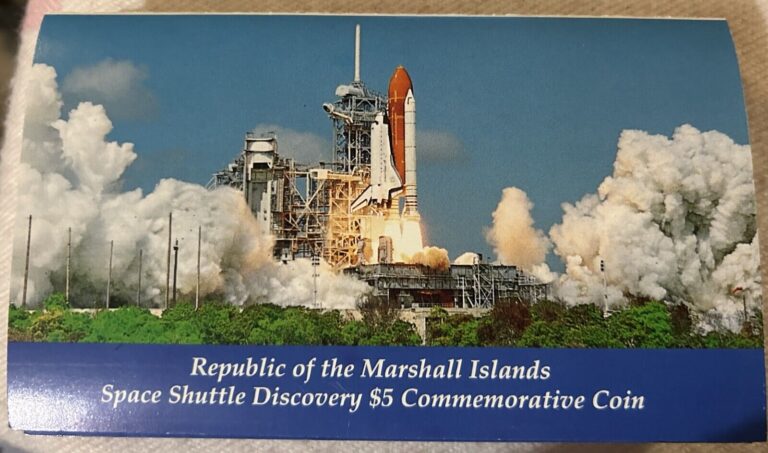 Read more about the article Space Shuttle Discovery $5 Commemorative Coin  Republic of the Marshall Islands