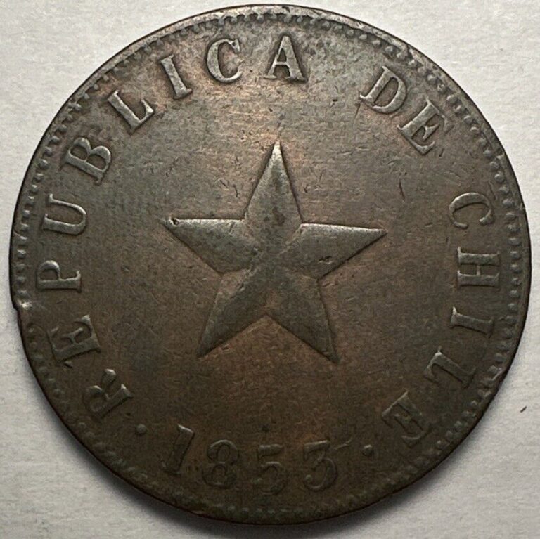 Read more about the article 1853 Chile 1 Centavo World Copper Coin