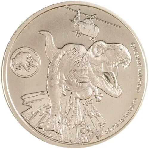 Read more about the article 2022 Jurasic World Dominion T-Rex 1 oz 999 Pure Silver Fiji Coin