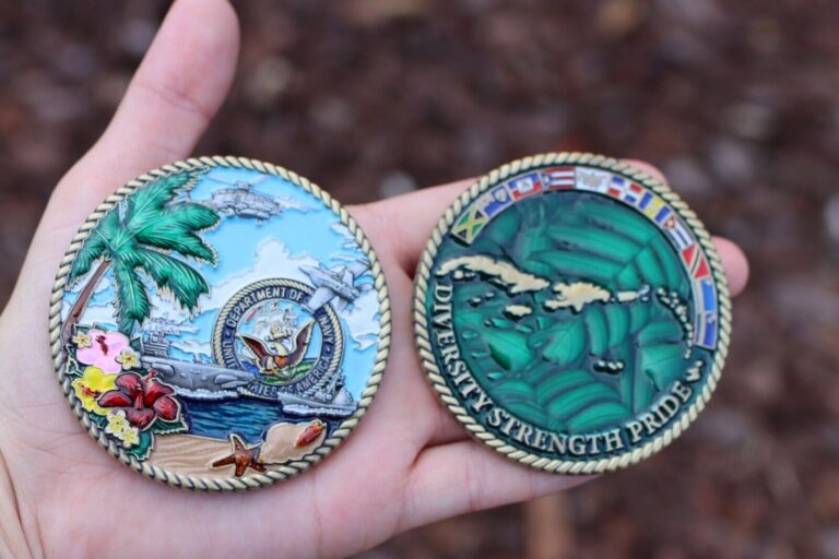 Read more about the article *Caribbean Islands* Navy Challenge Coin