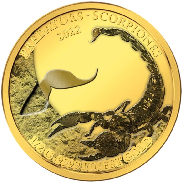 Read more about the article 2021 Senegal Gold Proof Coin Scorpion Predators Wildlife WWF ULTRA RARE