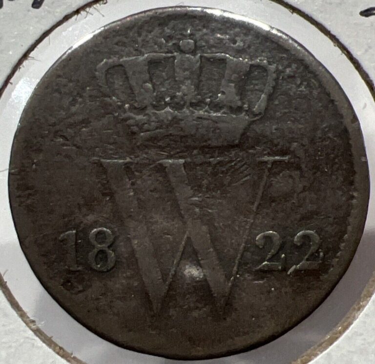 Read more about the article 1822 Netherlands 1 One Cent 1C Coin