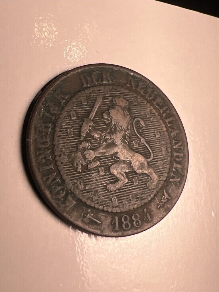 Read more about the article 1884 Netherlands 2 1/2 Cents Foreign Coin Z2631