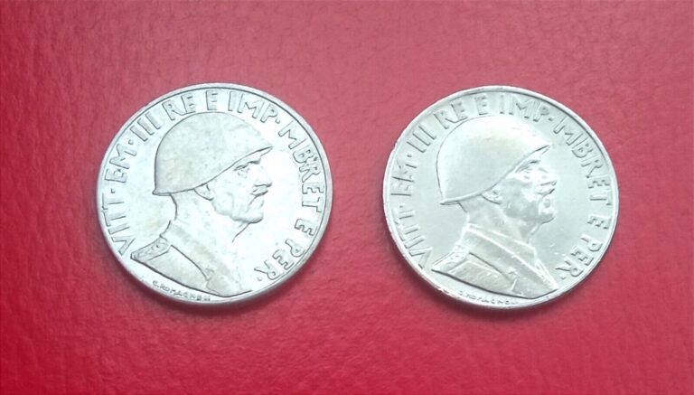 Read more about the article Albania Coins 1939 2 X 1 Lek  Good Condition USED