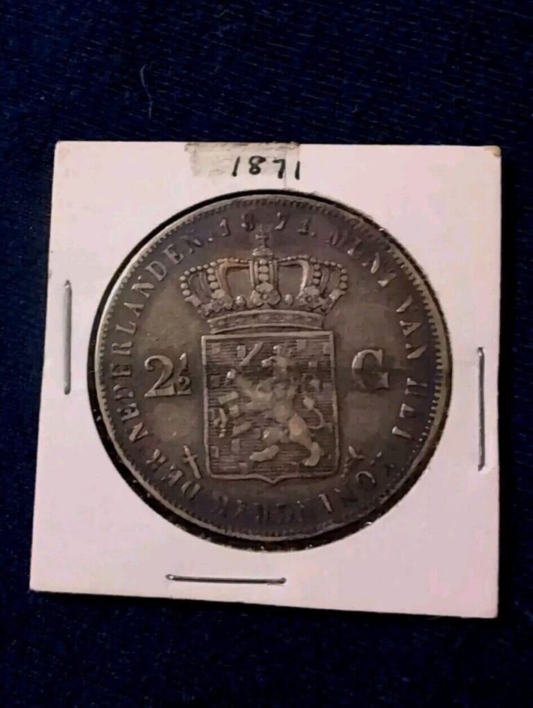 Read more about the article 1871 Netherlands 2 1/2 Gulden Coin