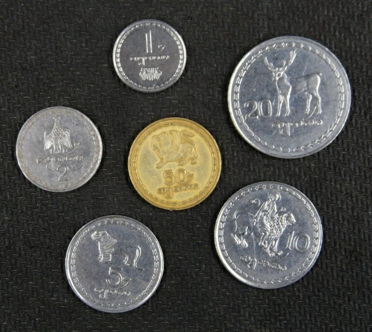 Read more about the article Georgia coins set of 6 pieces 1993