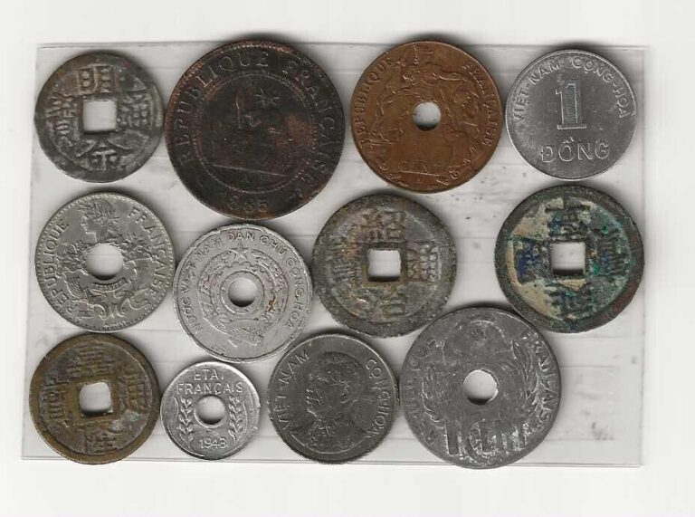 Read more about the article Indochina/Vietnam Lot of 12 Different Coins.