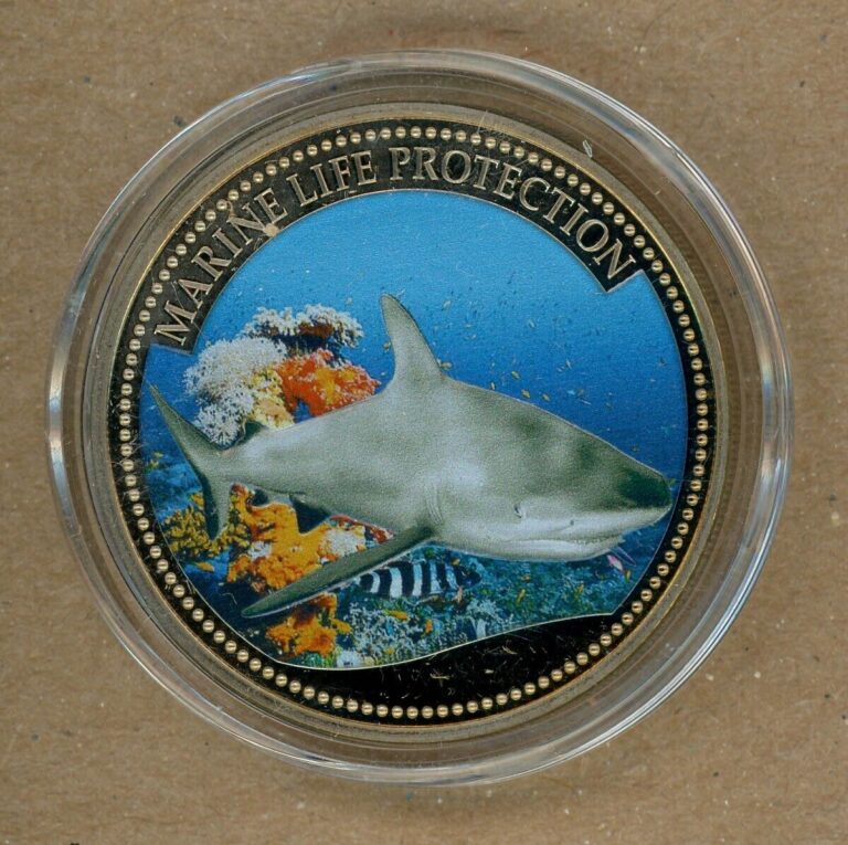 Read more about the article 2008 PALAU 1 Dollar Marine Life Protection Proof Shark Coin