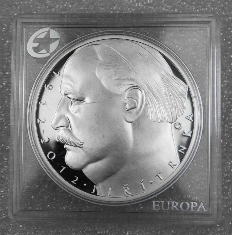 Read more about the article Czech Republic 500 Korun 2012 Jirí Trnka CZK kč Silver Proof coin [880