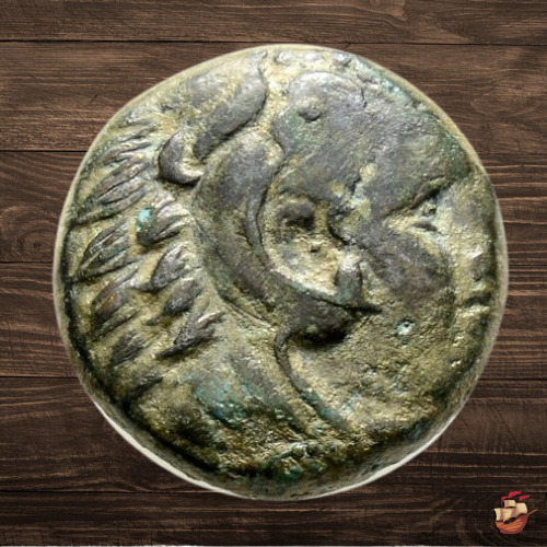 Read more about the article Ancient Greek coin – Macedon Macedonia – Alexander the Great (336-323 BC) @B215