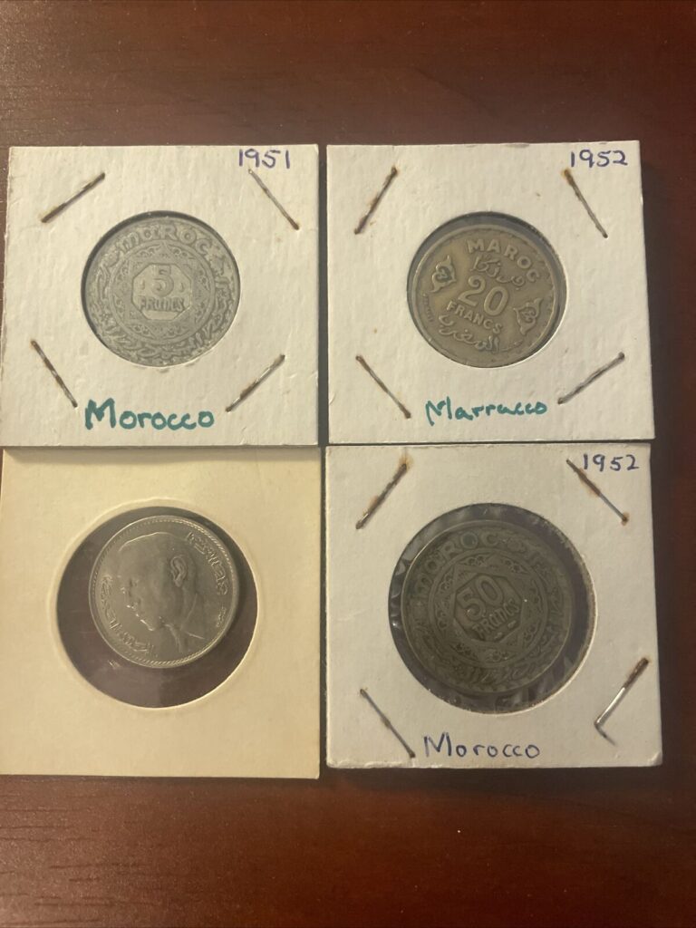 Read more about the article Morocco Coin Lot (4) – Great Coins – See Pictures