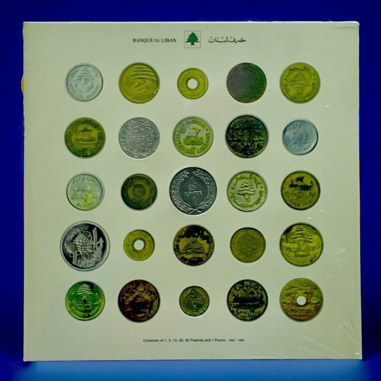 Read more about the article LEBANON C Bank Collection 5  10  25  50 Piastres and 1 Pound 1925-1986 Rare Coins+