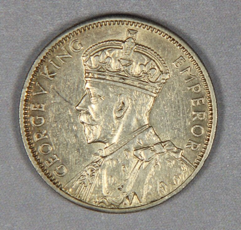 Read more about the article 1934 Mauritius 1/2 Half Rupee Silver Coin