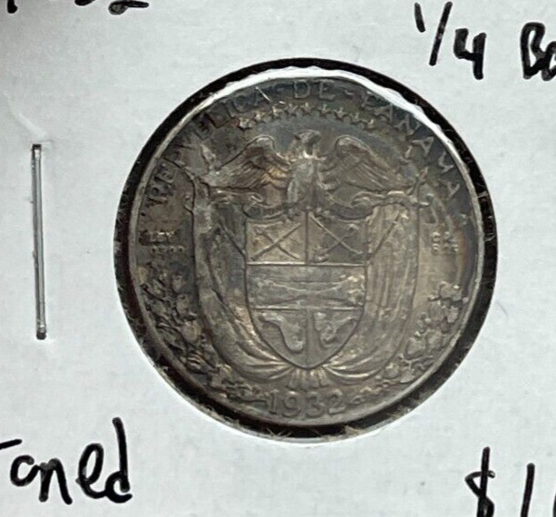 Read more about the article 1932 Panama 1/4 Balboa – Silver L2