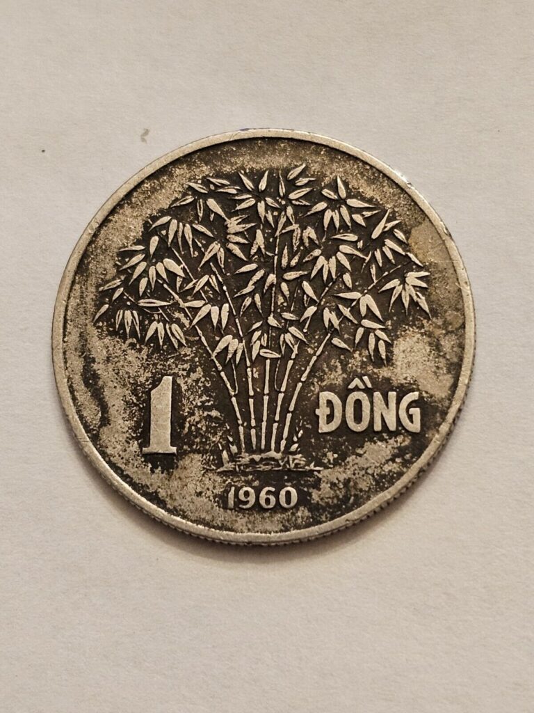 Read more about the article 1960 🇻🇳 VIETNAM VIETNAMESE ONE 1 DONG WORLD COIN WAR ERA VG-FINE FREE SHIP