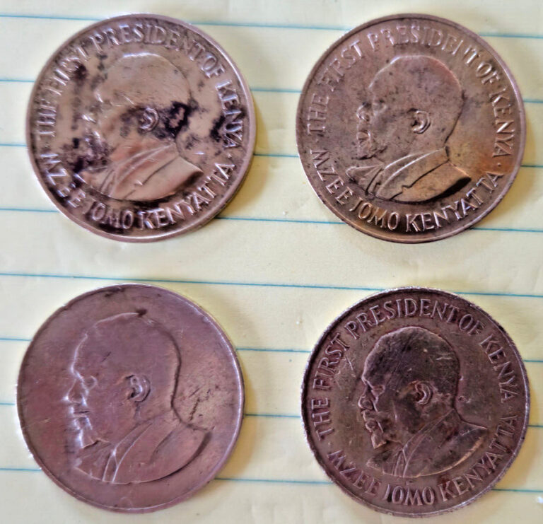 Read more about the article Lot of 4 Republic Of Kenya TEN 10 CENTS Coins 1967   1970   1973   1977