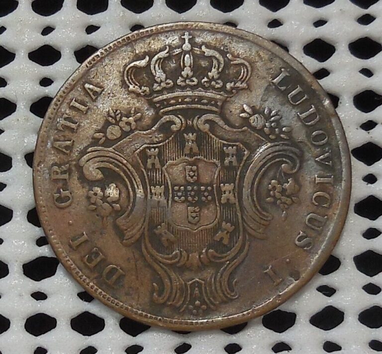 Read more about the article 1865 PORTUGUESE AZORES 10 REIS COPPER COIN