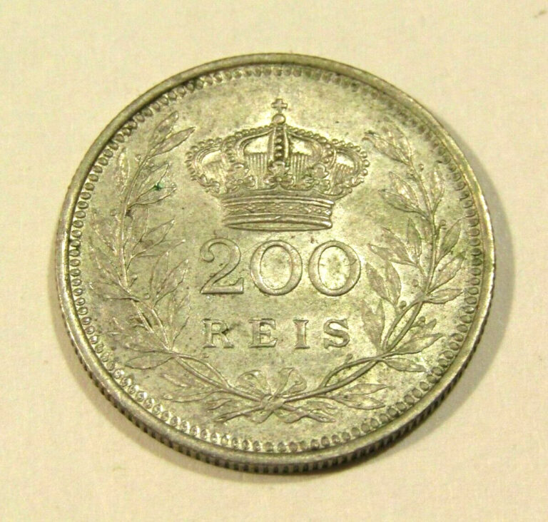 Read more about the article Portugal 1909 200 Reis Silver Coin