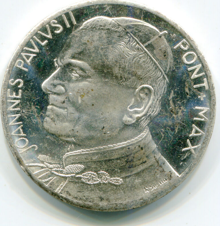 Read more about the article Vatican City Pope John Paul II medallion circa 1985  lotoct6059