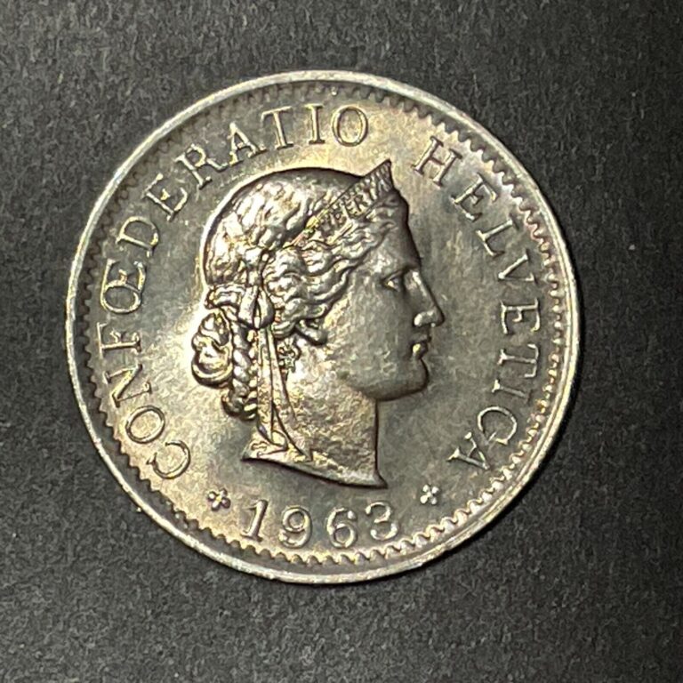 Read more about the article 1963 SWITZERLAND 5 FRANCS World Coin. EUROPA