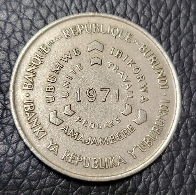 Read more about the article 1971 Burundi 10 Francs Coin