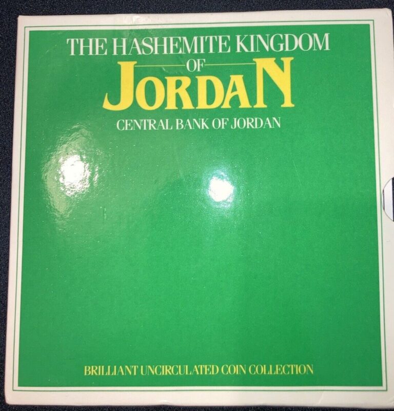Read more about the article Jordan 1985 Coin Collection  Royal Mint. 8 Coins. Uncirculated.