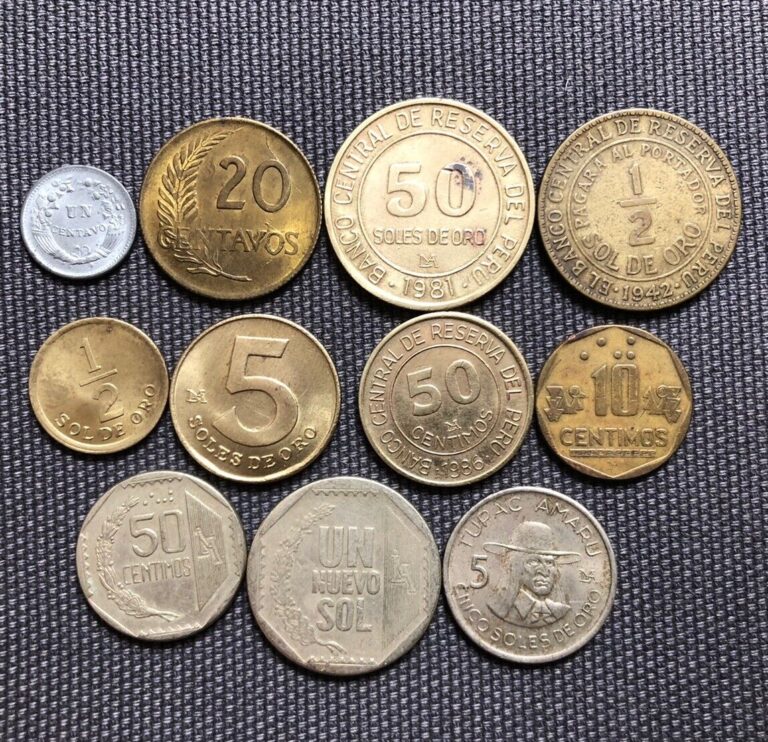 Read more about the article Peru 🇵🇪 Lot Of 11  World Foreign Coins