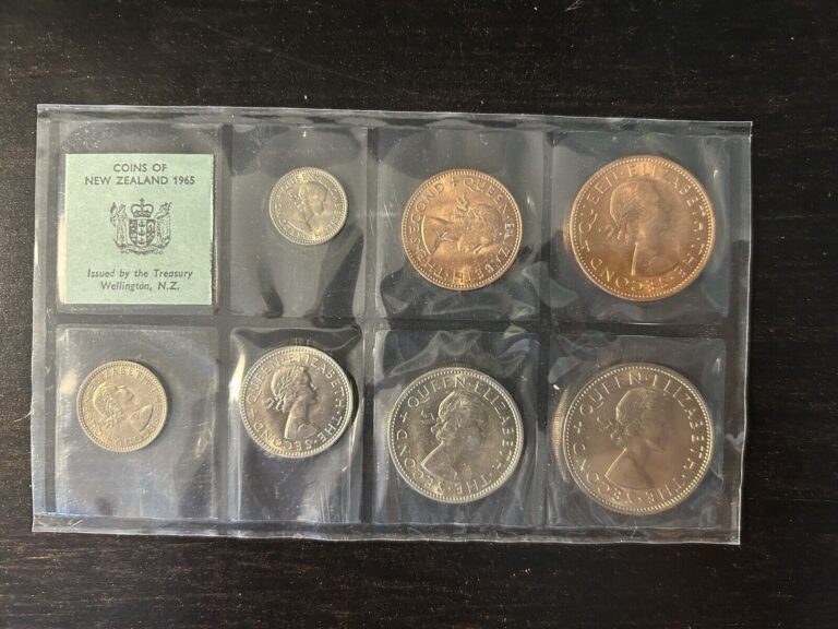 Read more about the article Coins of New Zealand 1965 Mint Set – Sealed