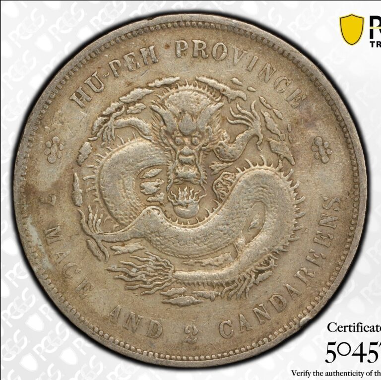 Read more about the article 1909-1911 China Hupeh $1 Dollar PCGS VF-Detail Repaired LM-187 Dot FB – No Dot