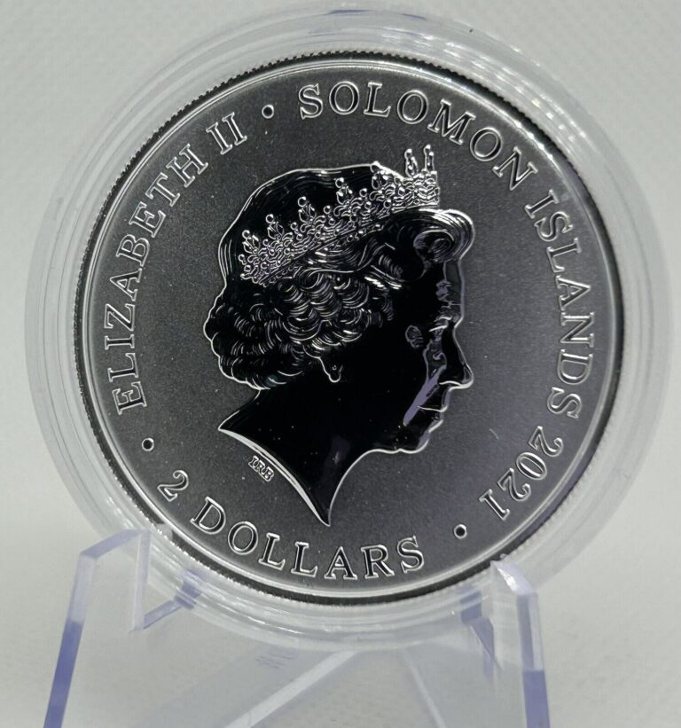 Read more about the article 2021 Solomon Islands  Queens Ching Shih 1 oz .999 Silver $2.00 Coin.