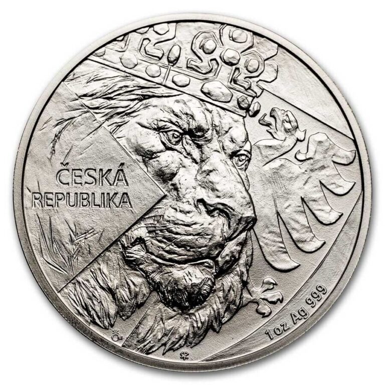 Read more about the article 2024 Niue 1 oz Silver Czech Lion BU