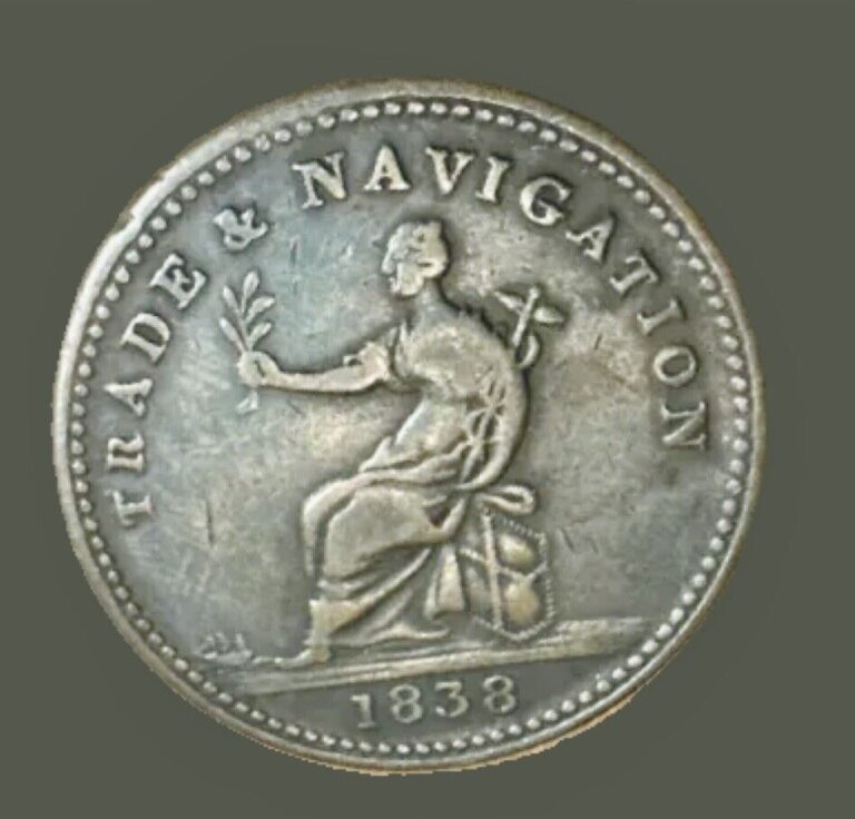 Read more about the article Guyana 1 Stiver 1838  Coin  Inv#F266