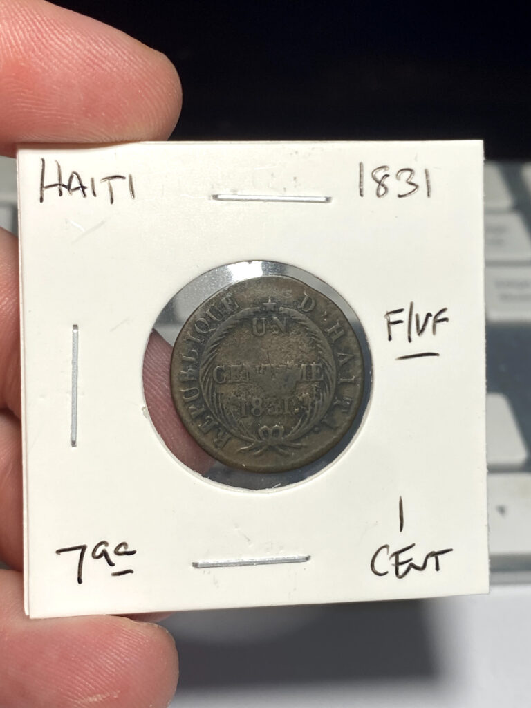 Read more about the article 1831 Haiti 1 Centime