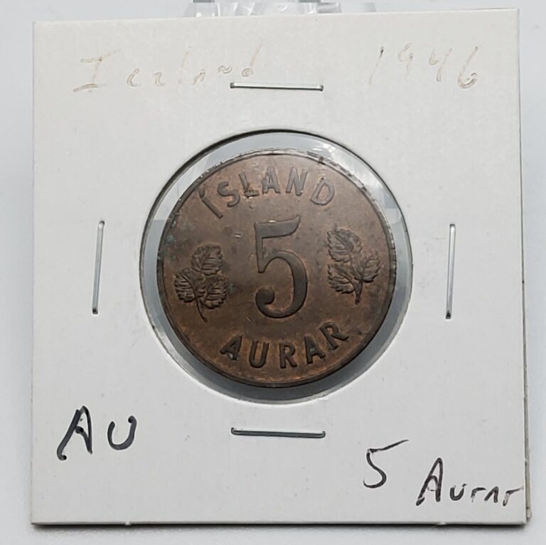 Read more about the article Iceland coin 5 Aurar 1946 km# 9