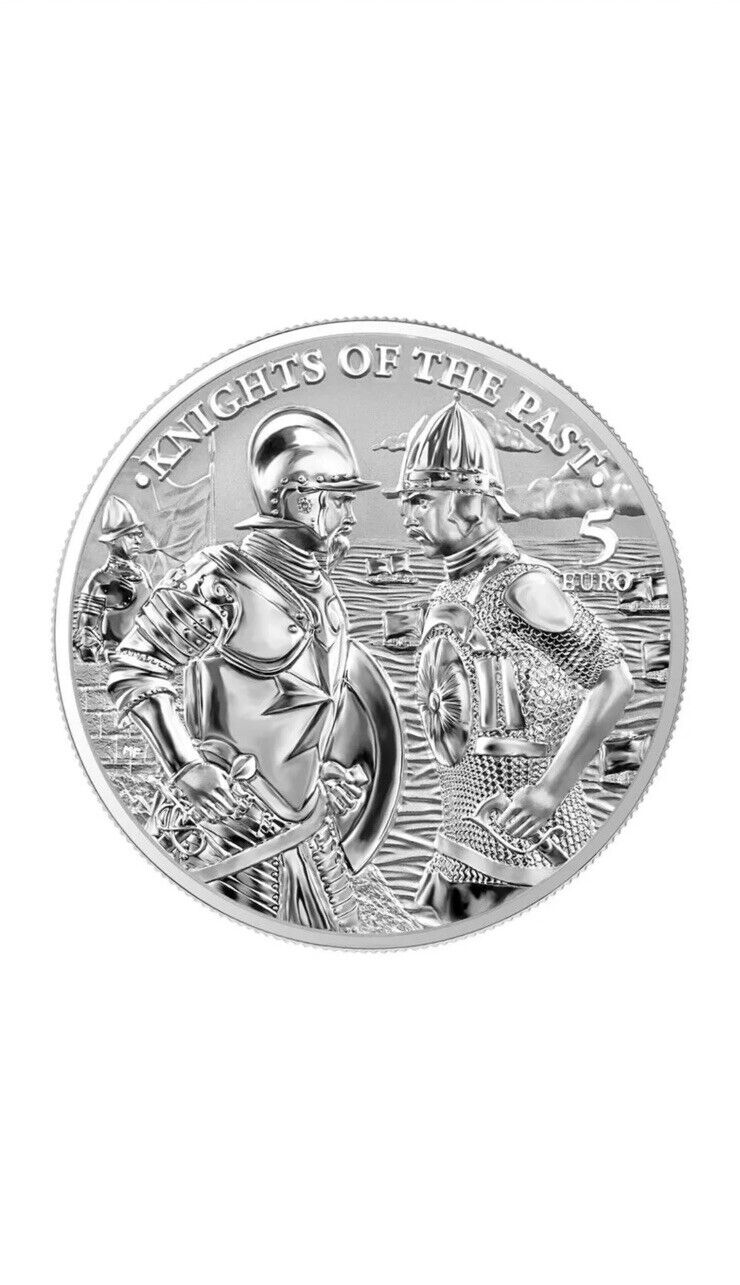 Read more about the article 2022 Malta €5 1-oz Silver Knights of the Past Gem BU