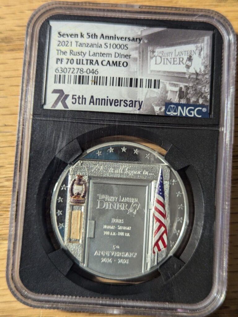 Read more about the article 2021 TANZANIA S 1000S THE RUSTY LANTERN DINER SILVER COIN  NGC PF 70