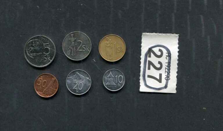 Read more about the article Lot of    6  coins of     Slovakia