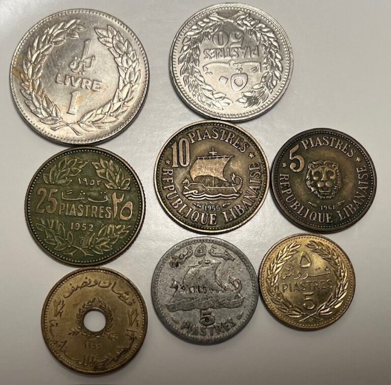 Read more about the article 8 Vintage Coins from Lebanon!