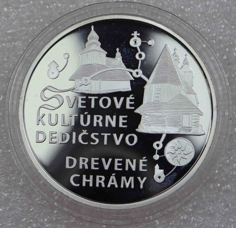 Read more about the article Slovakia 10 Euro 2010 Wooden Churches Carpathian Silver PROOF coin [775