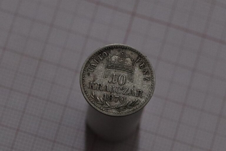 Read more about the article 🧭 🇭🇺 Hungary 10 KRAJCZAR 1870 KB SILVER B76 #4956