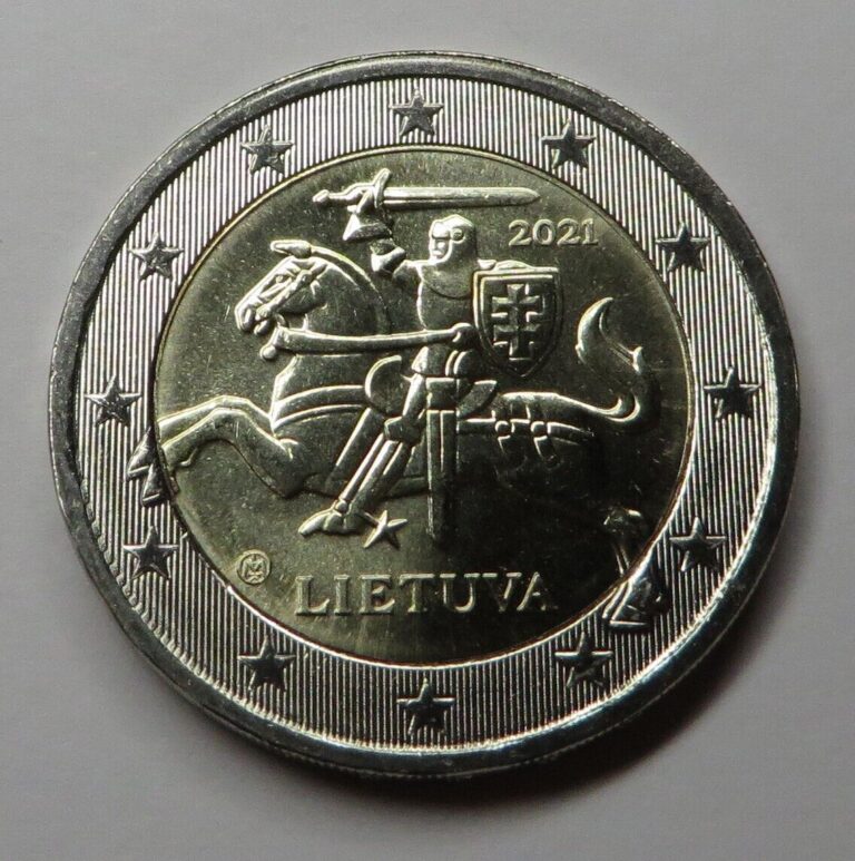 Read more about the article Lithuania 2 Euro Bi-Metal 2021 BU