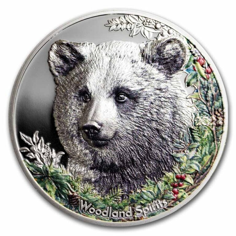 Read more about the article 2024 Mongolia 1 oz Silver Woodland Spirits: Bear