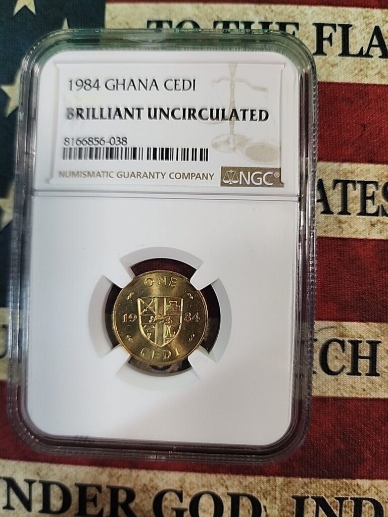 Read more about the article 1984 GHANA CEDI Coin – Brilliant Uncirculated NGC Graded