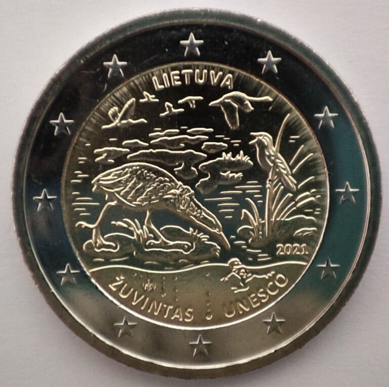 Read more about the article Lithuania 2 euro coin 2021 Žuvintas Biosphere Reserve UNC