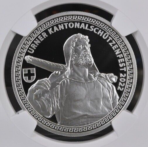 Read more about the article NGC PR70  Switzerland 2022 Swiss Uri Shooting Festival Hab-116a  S50F 1 Oz Coin