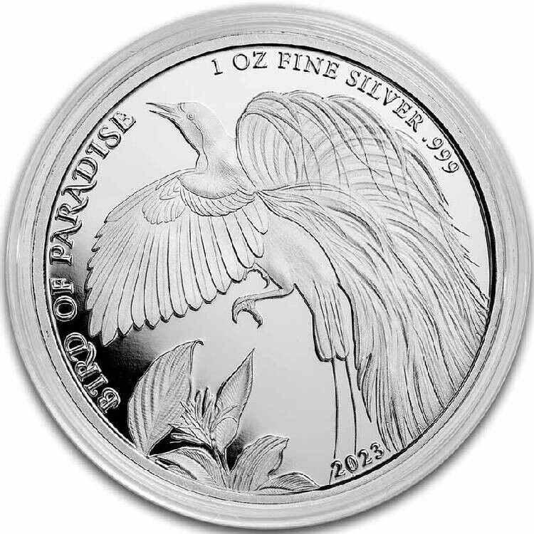 Read more about the article BIRD OF PARADISE 2023 1 oz 1 Kina BU Silver Coin Papua New Guinea