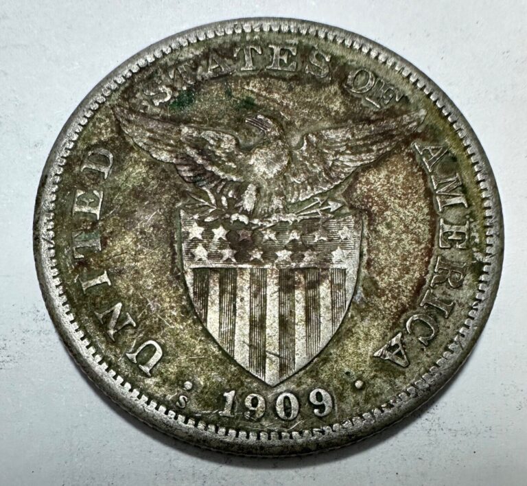 Read more about the article 1909s US-Philippines 1 Peso Silver Coin – lot #10C