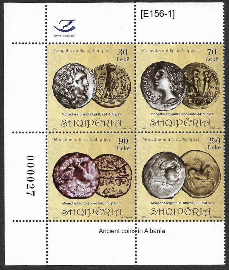 Read more about the article [E156-1] Albania 2021  Ancient coins in Albania MNH