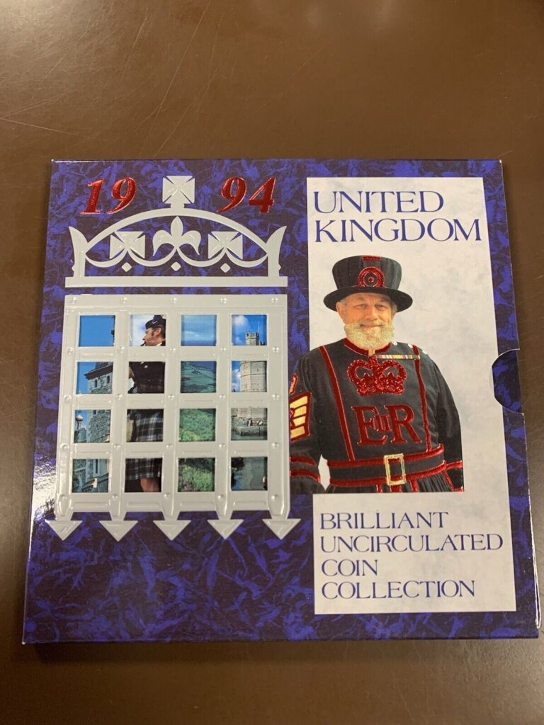 Read more about the article 1994 Royal Mint UK Brilliant Uncirculated Coin Set Bank of England £2