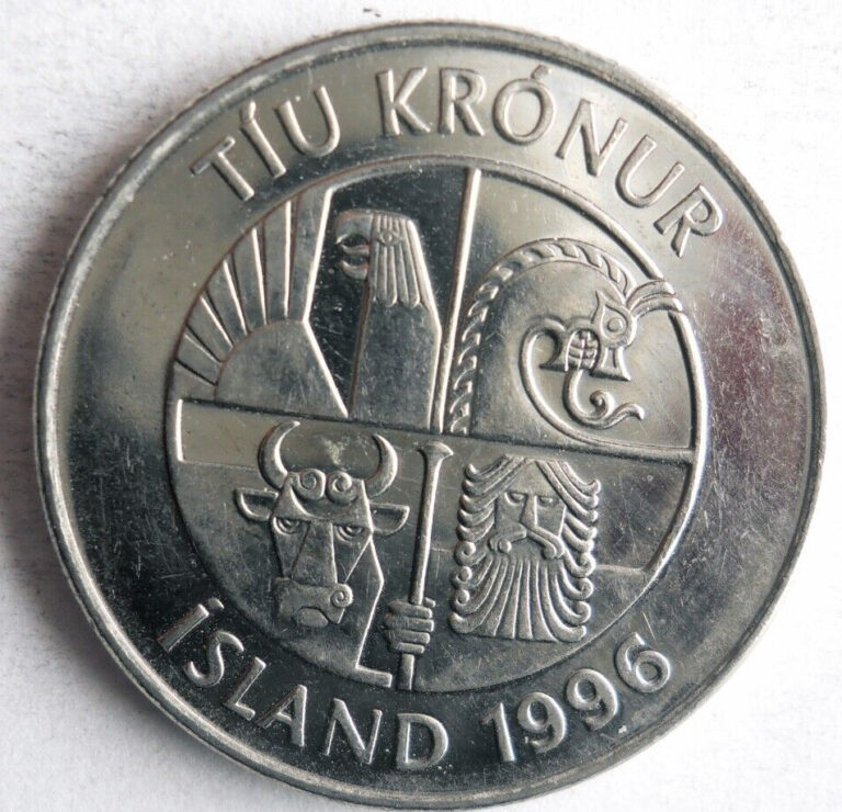 Read more about the article 1996 ICELAND 10 KRONUR – High Quality Coin – FREE SHIP – Bin #1000